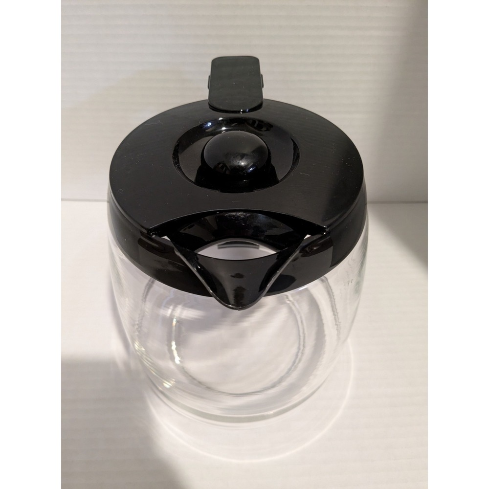 12 Cup Replacement Coffee Pot - Clear‎ And Black - Picture 5 of 5